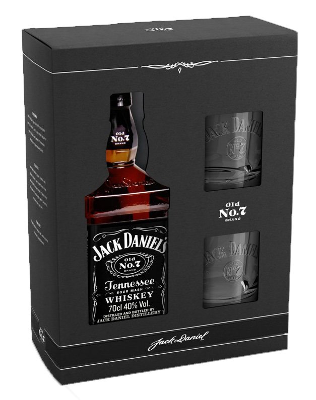Jack Daniel's 0,7l 40% + 2x sklo GB