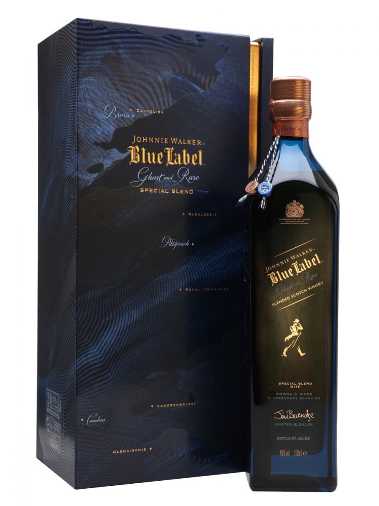 Johnnie Walker Blue Label Brora And Rare 0,7l 46% L.E.