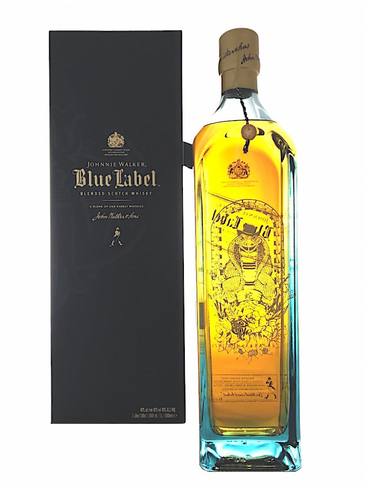 Johnnie Walker Blue Label Snake 1l 40%