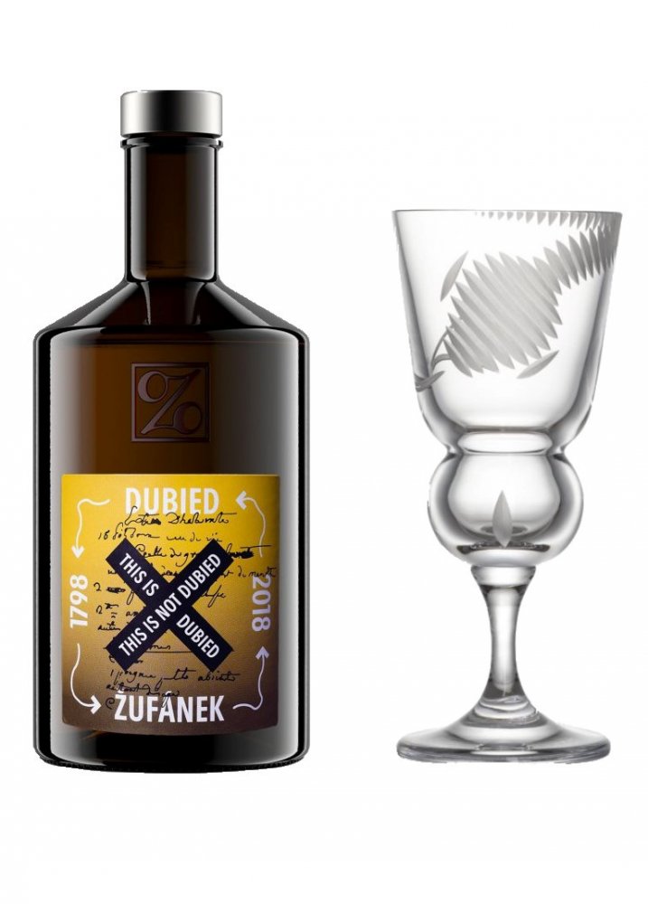 Absinthe Žufánek This is not Dubied 0,5l 70% + 1x sklo