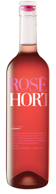 Hort Pinot Noir Rosé Jakostní známkové víno 2019 0,75l 13%