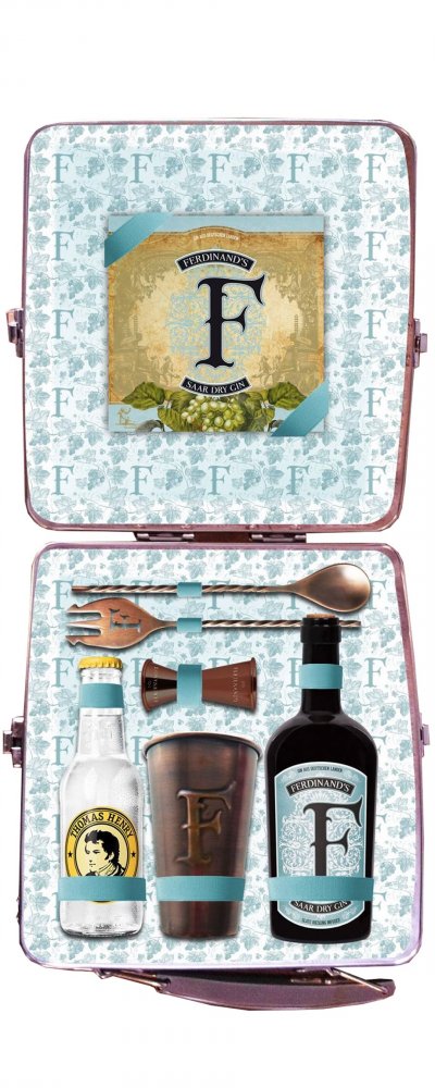 Ferdinand's Saar Dry Gin 0,5l 44% Barmanský kufr