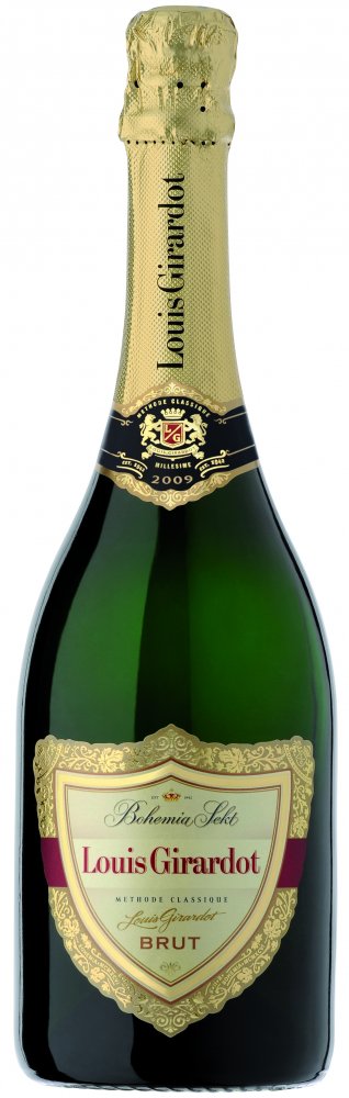 Bohemia sekt Louis Girardot Brut Jakostní šumivé víno bílé 2011 0,75l 12%