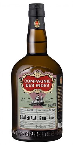 Compagnie des Indes Guatemala 12YO Cask Strength 54,9% 0,7l