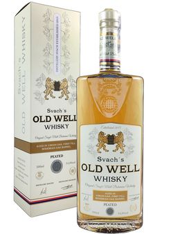 Svach´s OLD WELL whisky virgin bohemian oak barrel 54,8% 0,5L