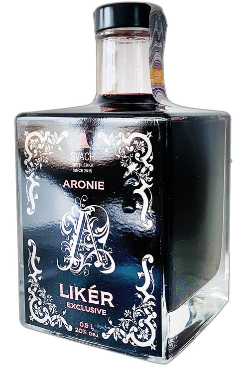 Exlusive likér z aronie 20% 0,5L | černý jeřáb