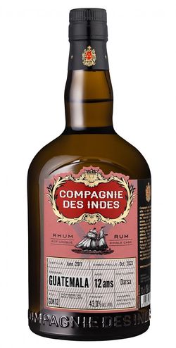 Compagnie des Indes Guatemala 12YO 43% 0,7l