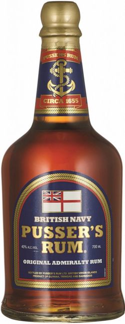 Pusser's Original Admiralty Rum 40% 0,7 l