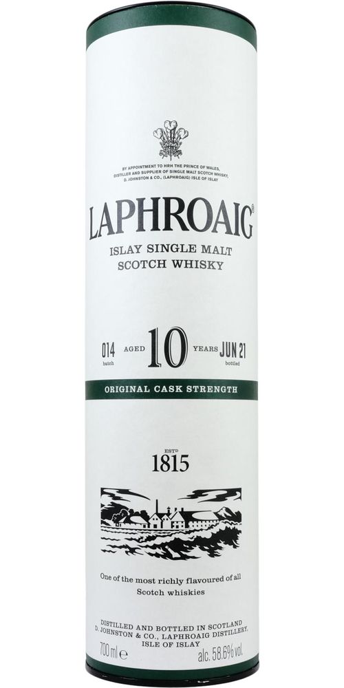 Laphroaig Original Cask Strength 10Y Batch 15 58,6% 0,7l