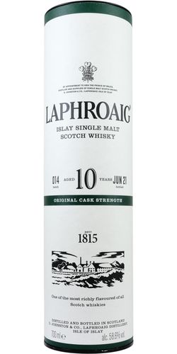 Laphroaig Original Cask Strength 10Y Batch 15 58,6% 0,7l