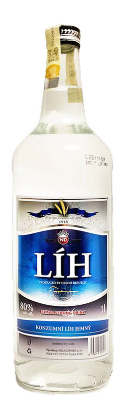 Konzumní líh jemný 80% 1L