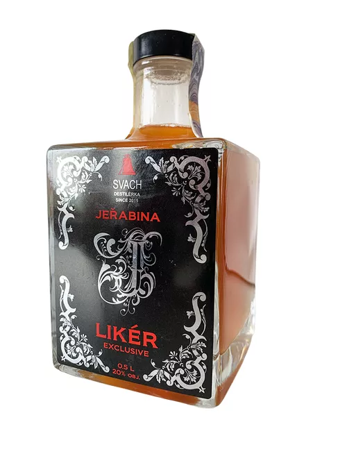 Jeřabina Exclusive Likér 20% 0,5L