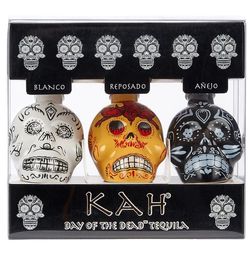 KAH Day of The Dead Tequilla Mini Giftpack 3×0,05l 40% GB L.E.