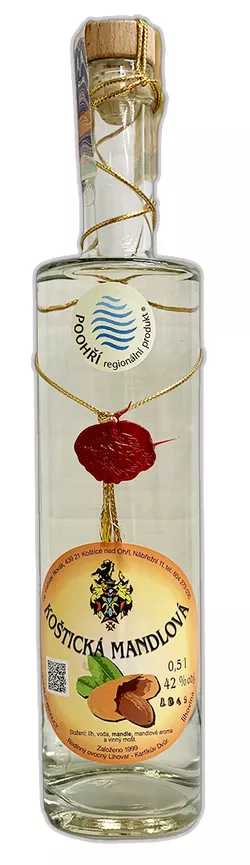 Koštická Mandlová pálenka 42% 0,5L