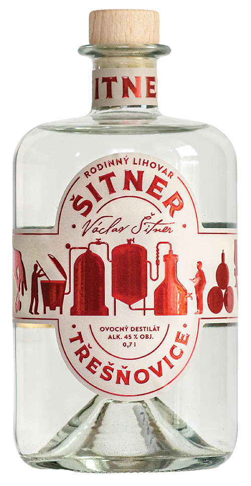 Šitner třešňovice 45% 0,7L