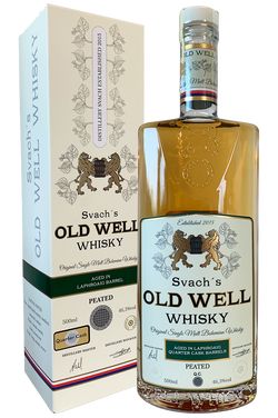 Svach´s OLD WELL whisky aged in Laphroaig barrel Quater Cask 46,3% 0,5L