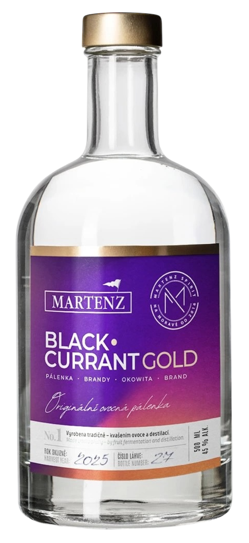 MARTENZ Rybízovice (Black Currant) GOLD 45% 0,5L