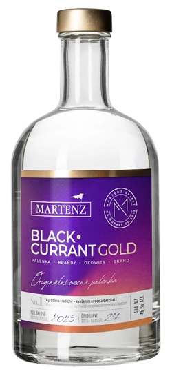 MARTENZ Rybízovice (Black Currant) GOLD 45% 0,5L