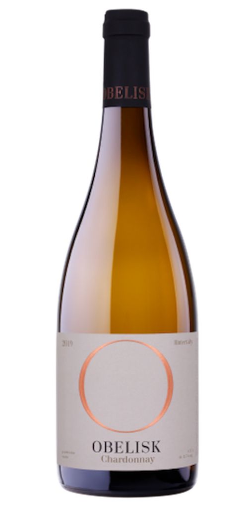 Vinařství Obelisk Chardonnay 2019, Hintertály, pozdní sběr, Obelisk, suché, barrique