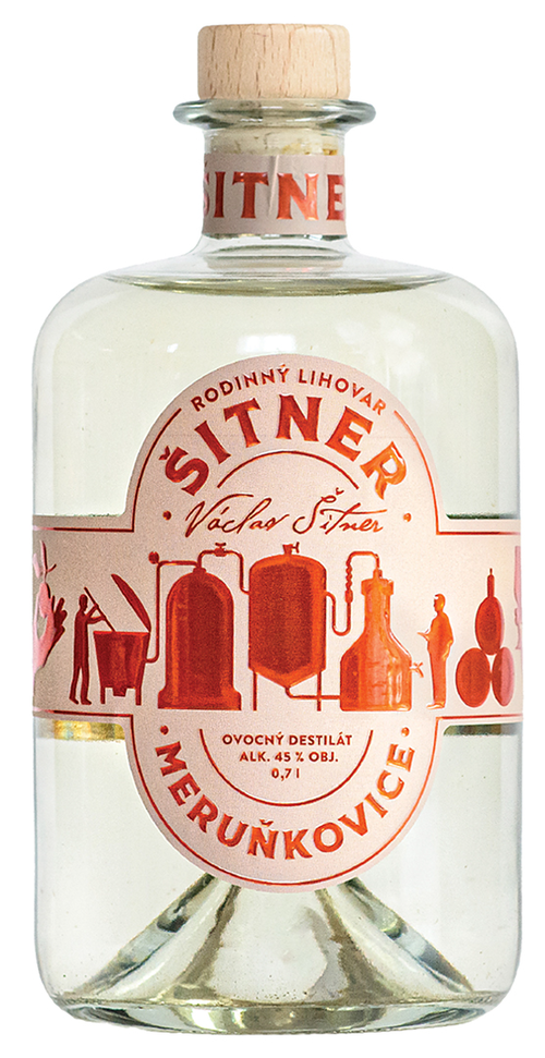 Šitner meruňkovice 45% 0,7L