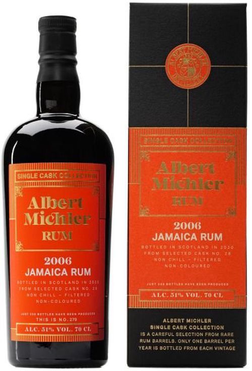 Albert Michler Single Cask Jamaica 14y 2006 0,7l 51% GB / Rok lahvování 2020