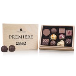 Chocolissimo - Premiere Mini - Pralinky v elegantní dřevěné krabičce 125 g