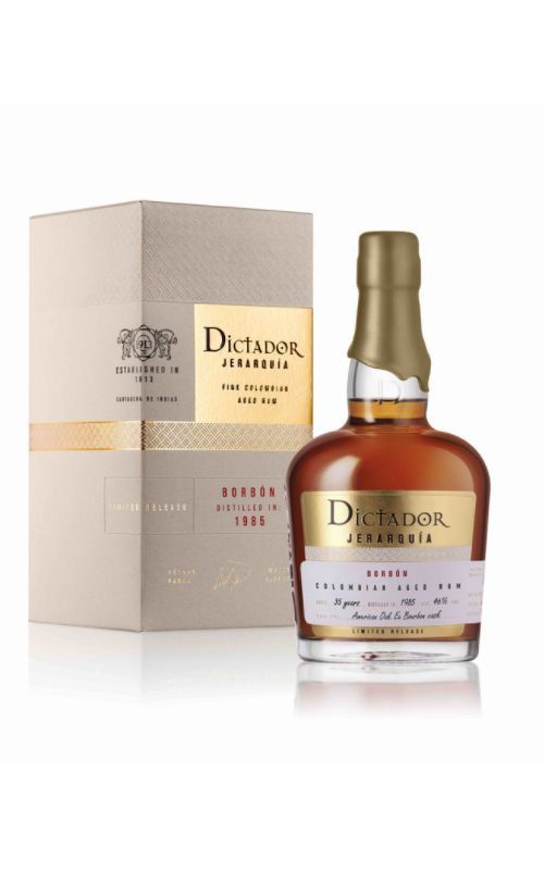 Dictador Jerarquia Borbon 35y 1985 0,7l 46% / Rok lahvování 2020