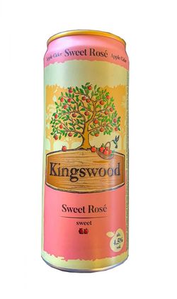 Kingswood Sweet Rosé Cider 0,33l 4,5%