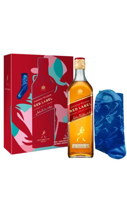 Johnnie Walker Red Label + Ponožky 0,7l 40%