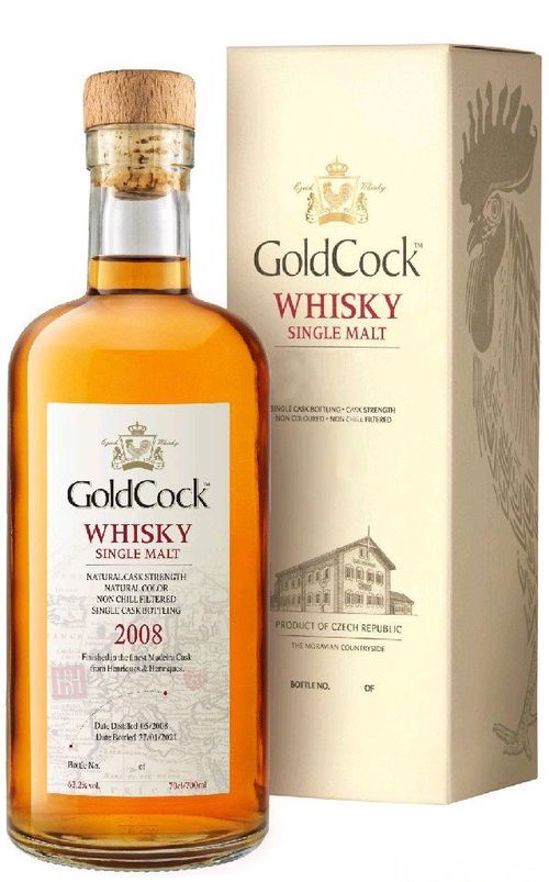 Gold Cock Madeira batch II. 2008 0,7l 62,2% L.E. / Rok lahvování 2021