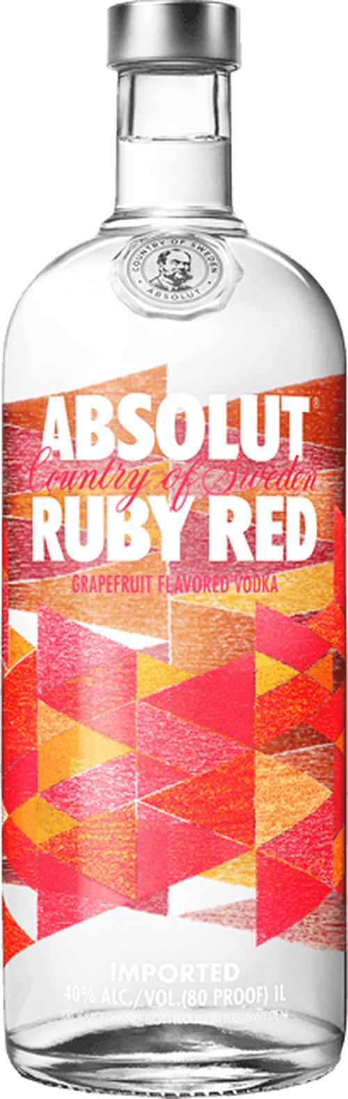 Absolut Ruby Red 40% 1l