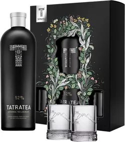 Tatratea 0,7l 52% + 2x sklo GB