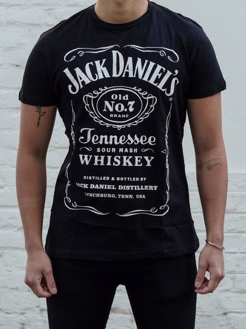 Jack Daniel's Triko s Etiketou Pánské M