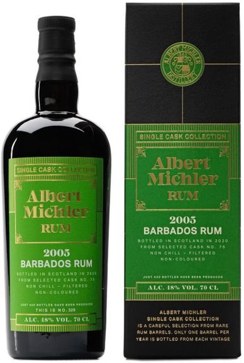 Albert Michler Single Cask Barbados 15y 2005 0,7l 48% GB / Rok lahvování 2020