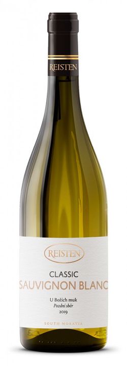 REISTEN Classic Sauvignon Blanc Pozdní sběr 2019 13% Etiketa