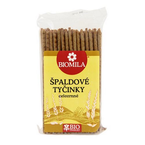 Ekotrend Myjava, spol.s r.o Špaldové tyčinky celozrnné BIOMILA BIO 150 g