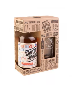 Contrababando Anejo 5y 0,7l 38% + 1x sklo GB