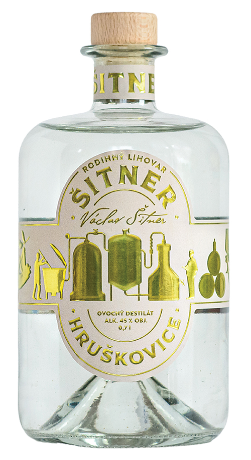 Šitner hruškovice 45% 0,7L