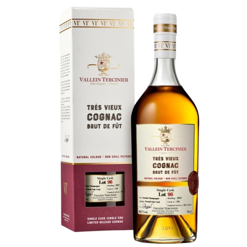 Vallein Tercinier Très Vieux Cognac Brut de Fût Lot 96 0,7l 49,7% GB