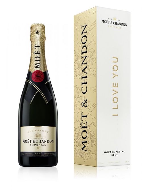 Moët & Chandon Impérial Brut I LOVE YOU 0,75l 12% GB L.E.