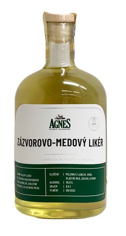 Agnes Zázvorovo-medový likér 38,5% kosher 0,5L