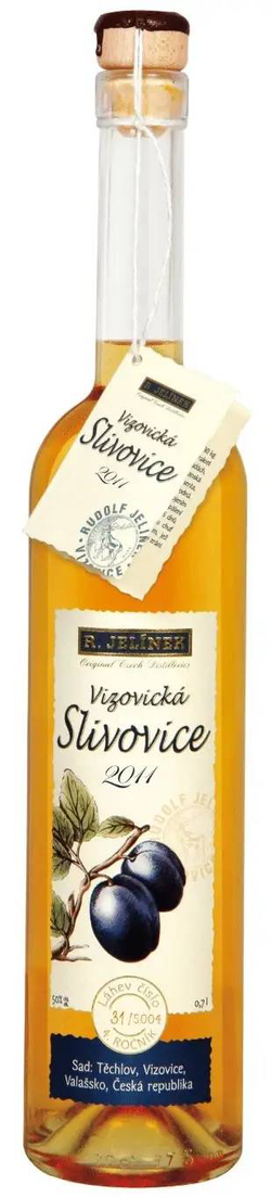 Vizovická zlatá slivovice 2011 R.Jelínek 50% 0,7L