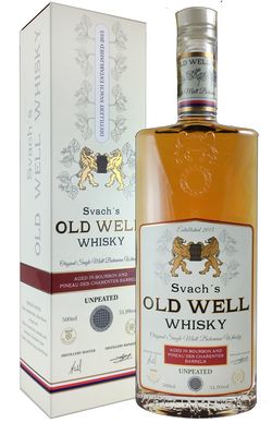 Svach´s OLD WELL whisky Bourbon and Pineau des Charantes barrels 51,9% 0,5L
