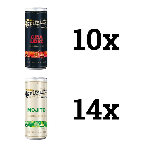 Republica RTD Party Mix 24×0,25l 6%