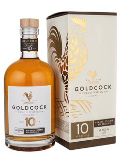 Gold Cock 10yo single malt whisky 49,2% 0,7L