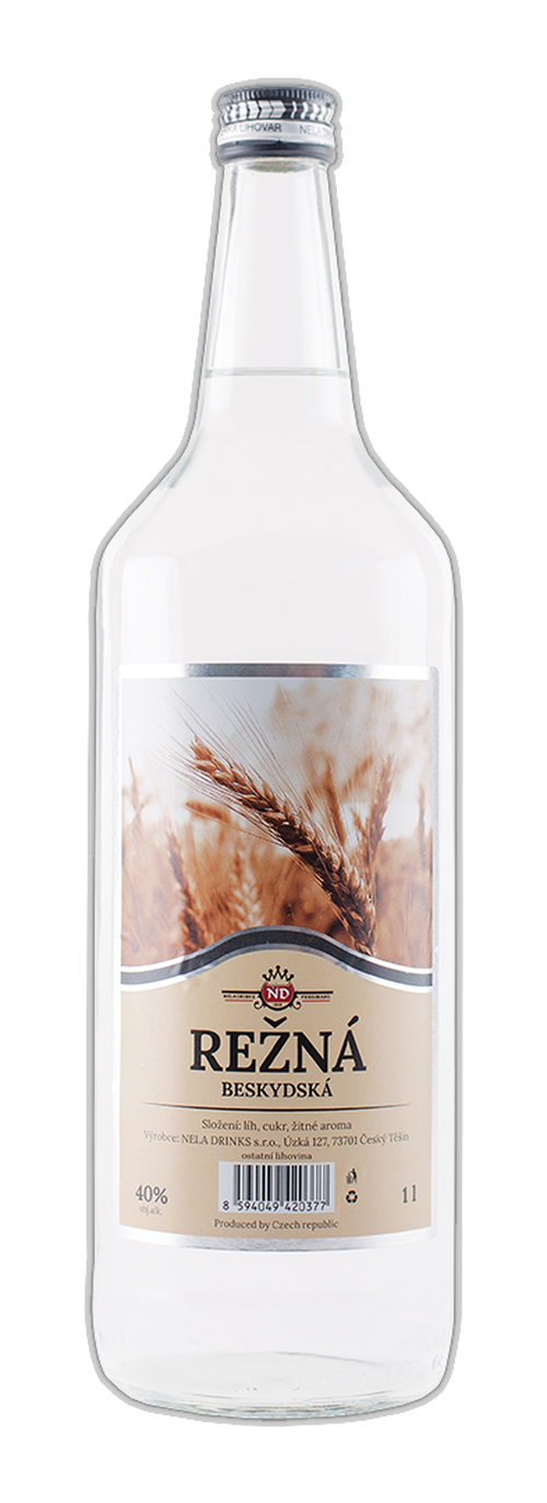 Nela Drinks Beskydská Režná 40% 1L