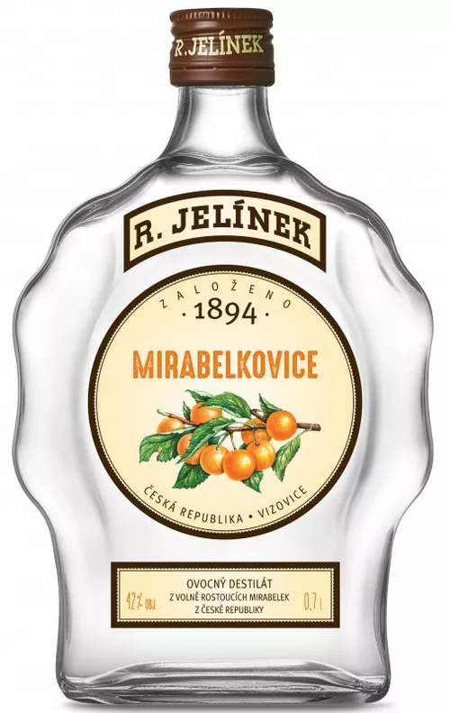 Rudolf Jelínek Pálenka z mirábelek 45% 0,7L