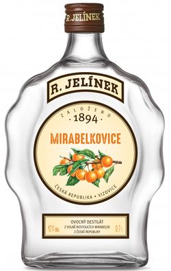 Rudolf Jelínek Pálenka z mirábelek 45% 0,7L