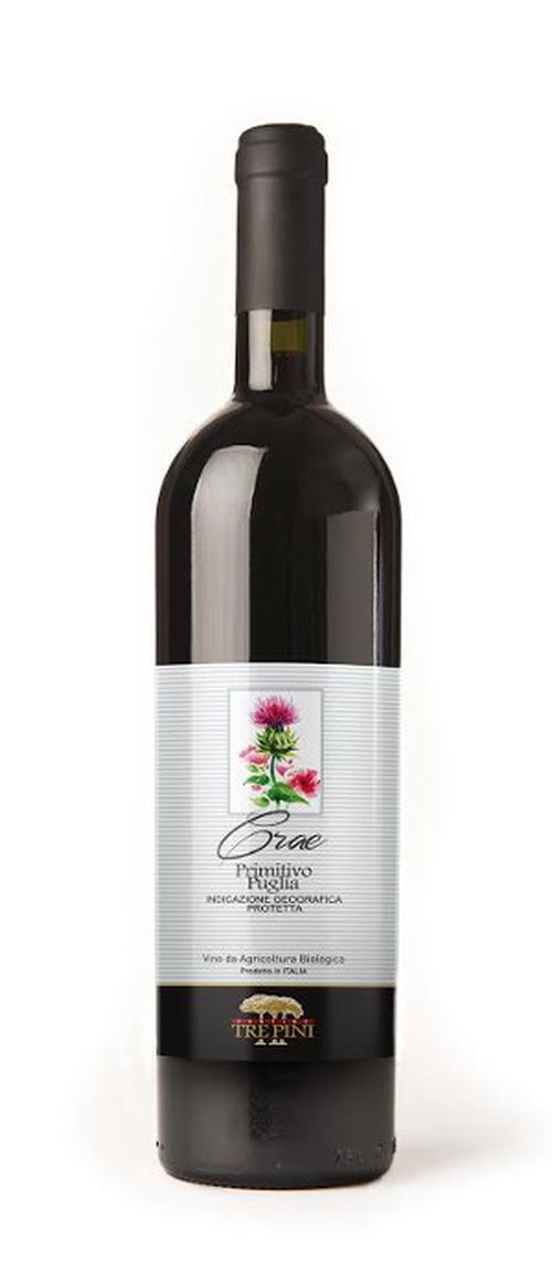 Cantine Tre Pini BIO Primitivo Crae 2021, Cantina Tre Pini, Puglia IGT