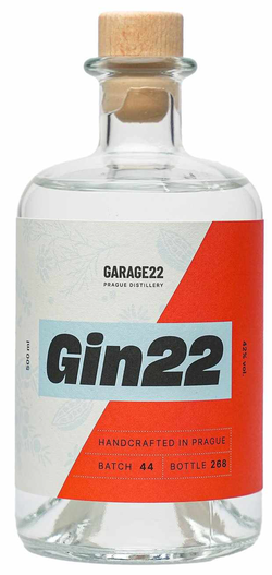 GIN 22 london dry gin 42% 0,5L